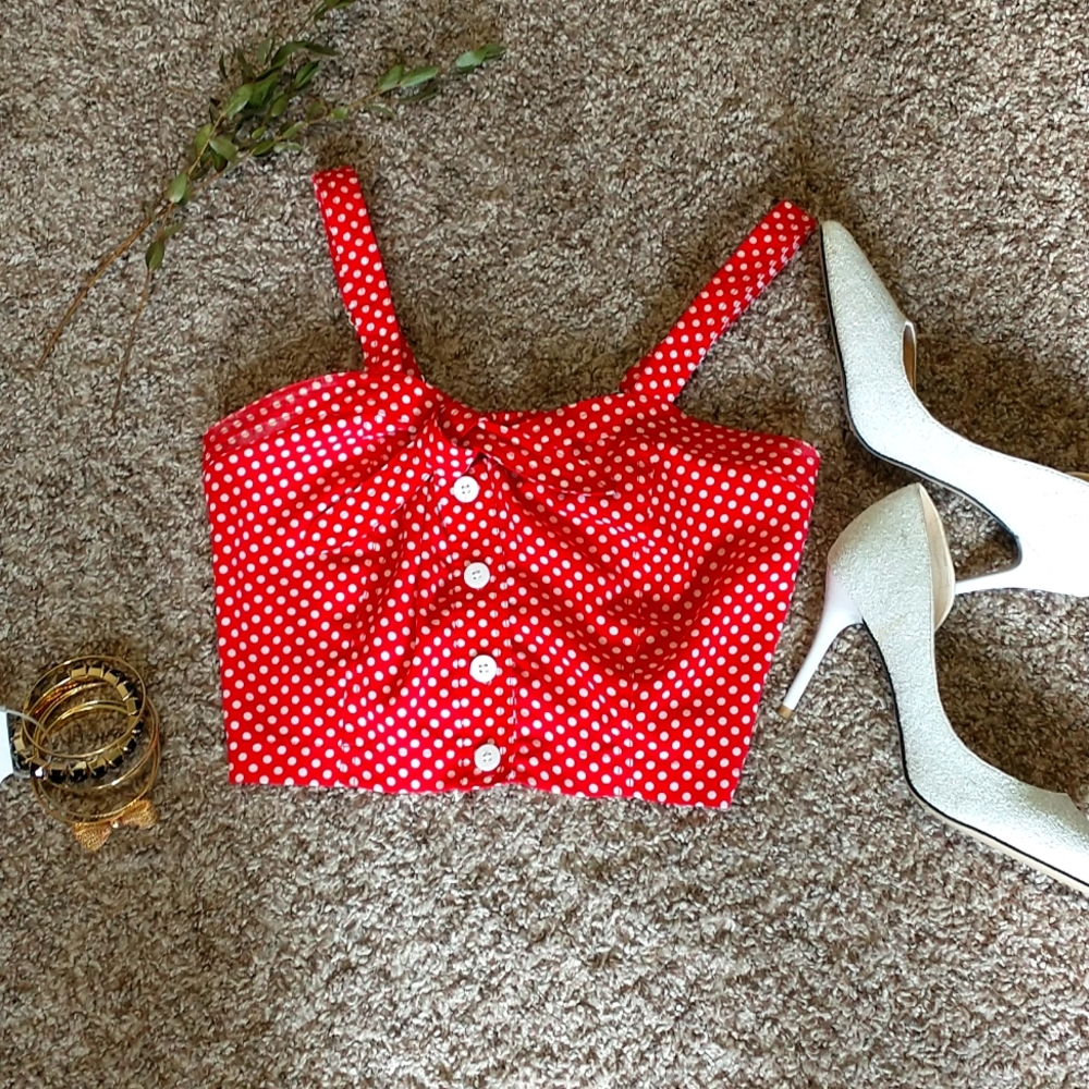 Polkadot Crop Top
